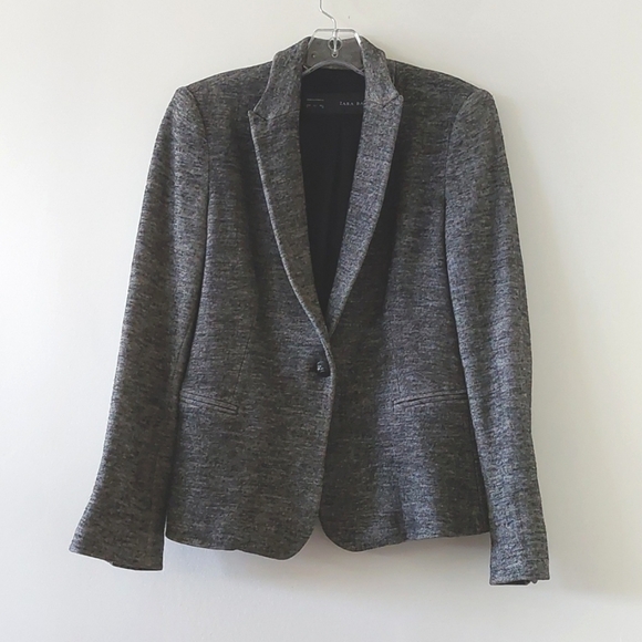 Zara Jackets & Blazers - Zara wool Blend knit jacket blazer size L